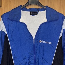 Vintage Reebok Shell Suit Top Jacket 90s Retro Tracksuit
