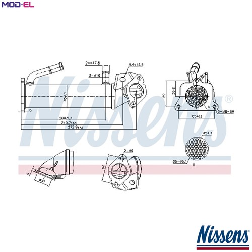 Cooler exhaust gas - cooler,