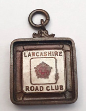 Vintage Lancashire Road Club Bicycle Cycling Club Enamel Medallion Medal Badge