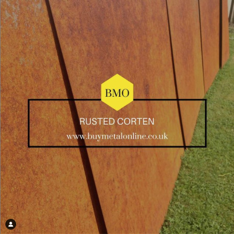 Weathered corten steel - weathered,