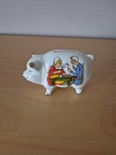 Piggy Bank; Crested China