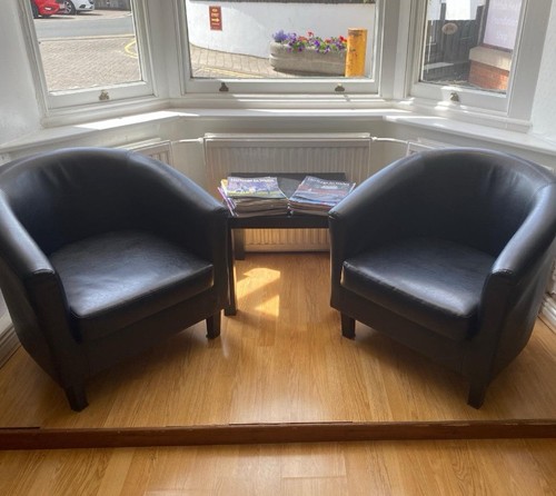 Two stylish faux leather - faux,