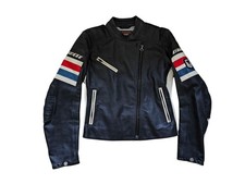 RARE Ladies Dainese Lola Retro 1972 Leather Motorcycle Jacket   SIZE M 10UK 44EU