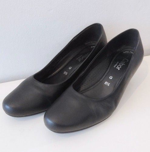 Gabor court shoes black - gabor, 5.5