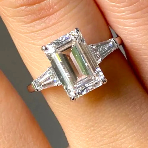 Emerald cut igi - ct,
