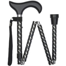 Ladies Black Engraved Etched