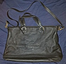 MULBERRY Effie Bag in Pebbled Black Leather with Strap