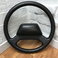 Genuine Land Rover Defender XS black leather steering wheel. 36 SPLINE.    2A