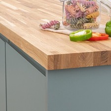 Solid oak kitchen wood - solid,