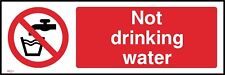 Not Drinking Water  Sign or Sticker - All Material & Size options (PG1)