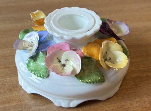 Vintage coalport candlestick - vintage,