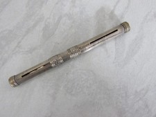 Vintage Round Travel dip pen and propelling pencil  combination