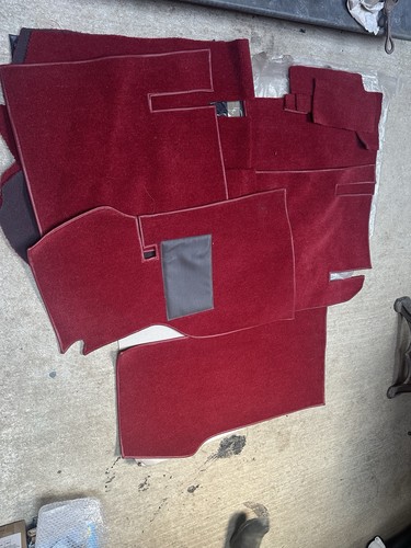 Jaguar mark carpet set red - jaguar, 2