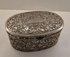 Vintage Large Oval Silver