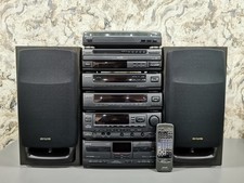 Aiwa MX-Z9300M Stereo Stack System HiFi Separates Sound Speakers + Remote