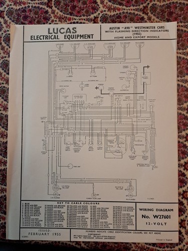 Original lucas wiring - lucas, diagram