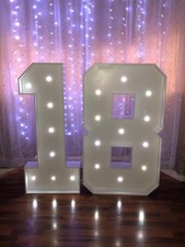 FOR SALE Light Up Numbers 4ft