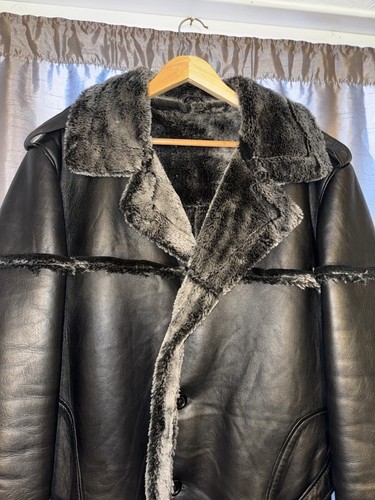 Real sheepskin shearling coat - sheepskin,