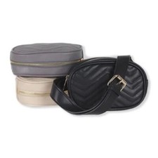 Urban Energy Womens Convertible Belt Bag, Quilted Waist Bag and Belt