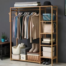 Heavy duty wooden clothes rail - heavy,