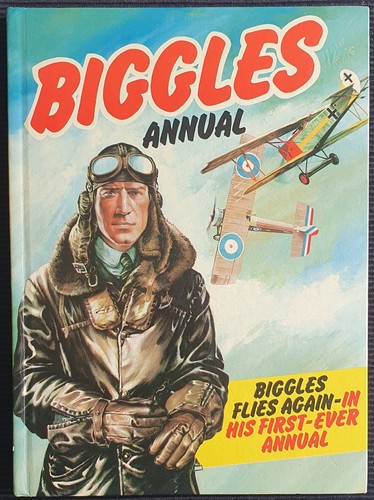 Biggles annual hardback 1980 - biggles,