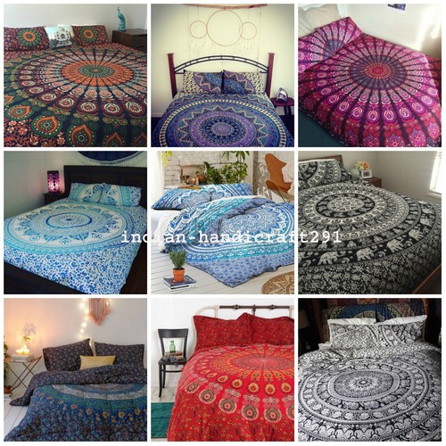 Indian mandala duvet cover - duvet,