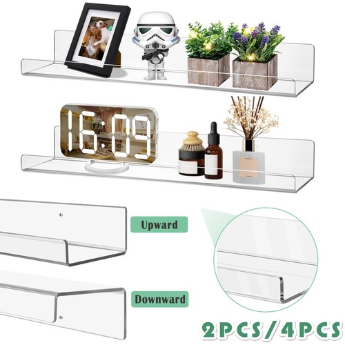 Clear acrylic wall mounted - clear,
