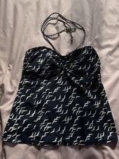BHS Women's Tankini Top Blue