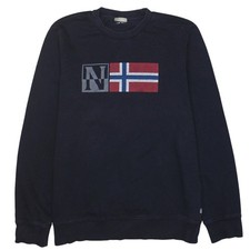 Napapijri Mens Blue Crew Neck