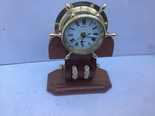 Vintage regatta nautical clock - vintage,