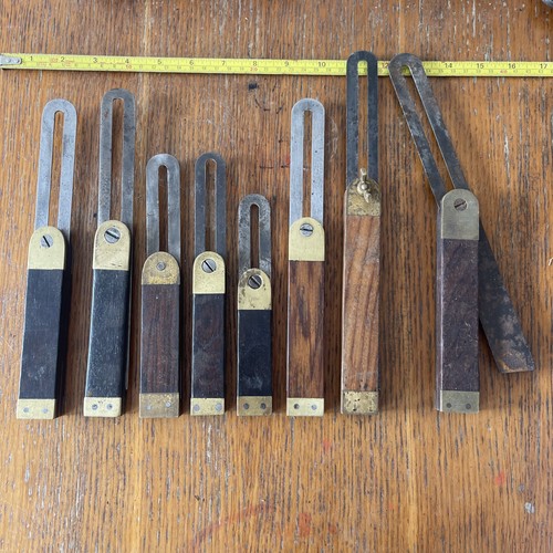 Vintage wood brass sliding - vintage,