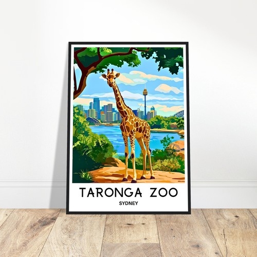 Taronga zoo travel print - zoo,