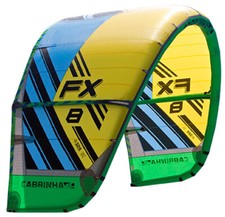 Cabrinha FX 8 2DR Double Ripstop 1X Security System Kite Kitesurfing 8m