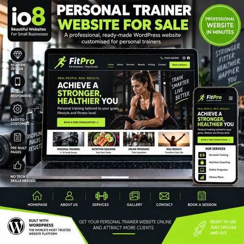 Personal trainer website - trainer, –