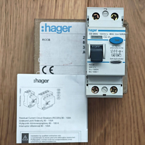 Hager cd280u 80a 30ma - cd280u, rcd