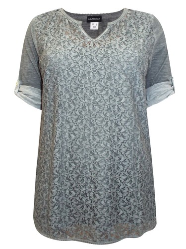 Mia moda shirt top - top, plus