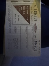 Vintage Motor Fuel Ration
