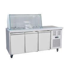 Saladette Fridge Prep Pizza