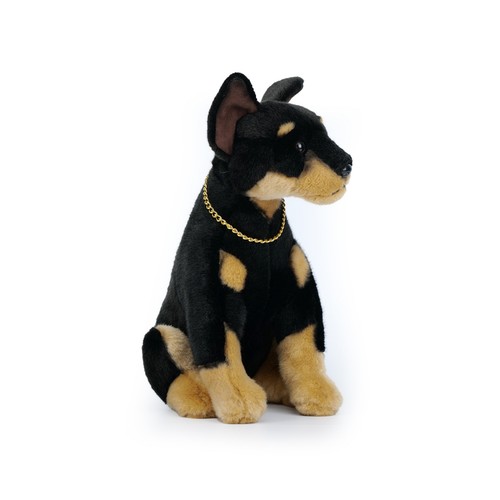 Doberman stuffed cuddly - stuffed,
