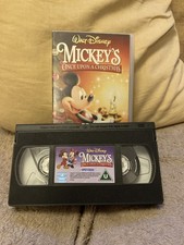 VHS Walt Disney Mickey's Once