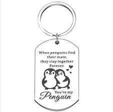 You're My Penguin Keyring