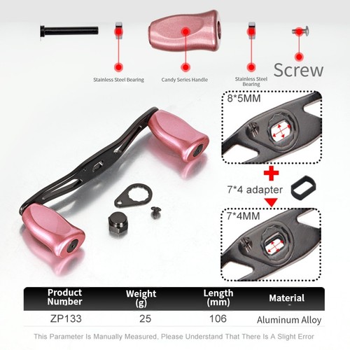 Baitcast reel handle for 7x4mm - baitcast,