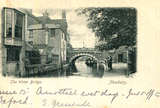 1902 postcard the water bridge - 1902,