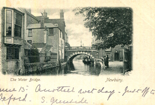 1902 postcard the - postcard, water