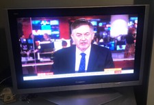 Panasonic Viera 37” Plasma TV And Table Stand TH37-PX600B With Remote Control