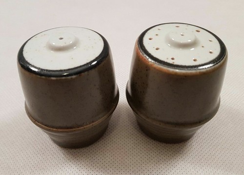 Vintage salt pepper pots - salt,