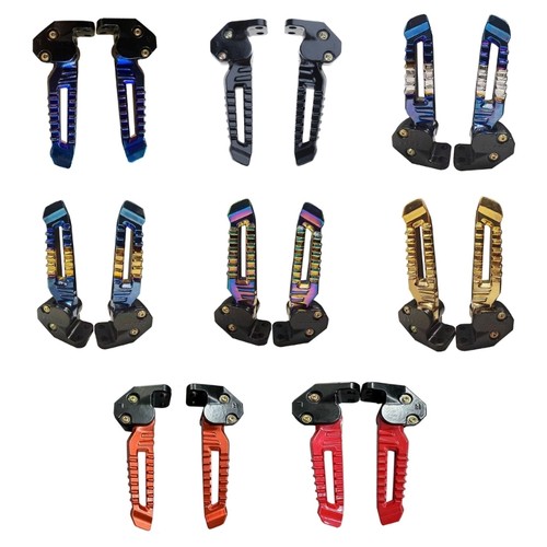 Aluminum footrest pedal - aluminum,