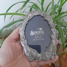 Seagull pewter photo frame