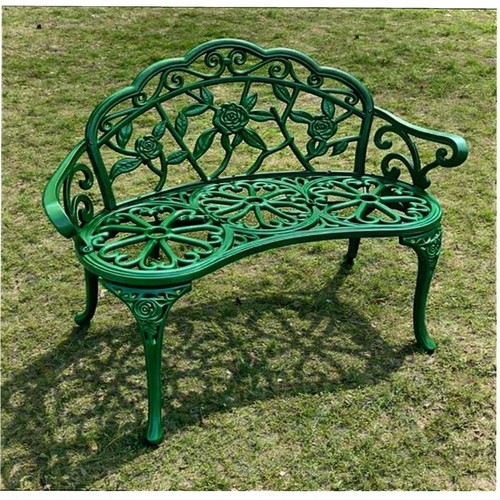 Seater cast metal garden - 2,