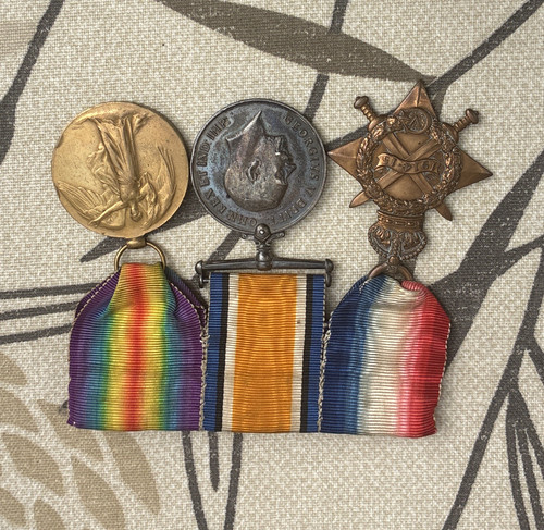 Wwi medal trio - trio, star